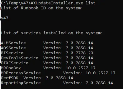 AXupdateInstallerexportList(https://blog.dyn365.wiki/wp-content/uploads/2026/01/exportList.webp)